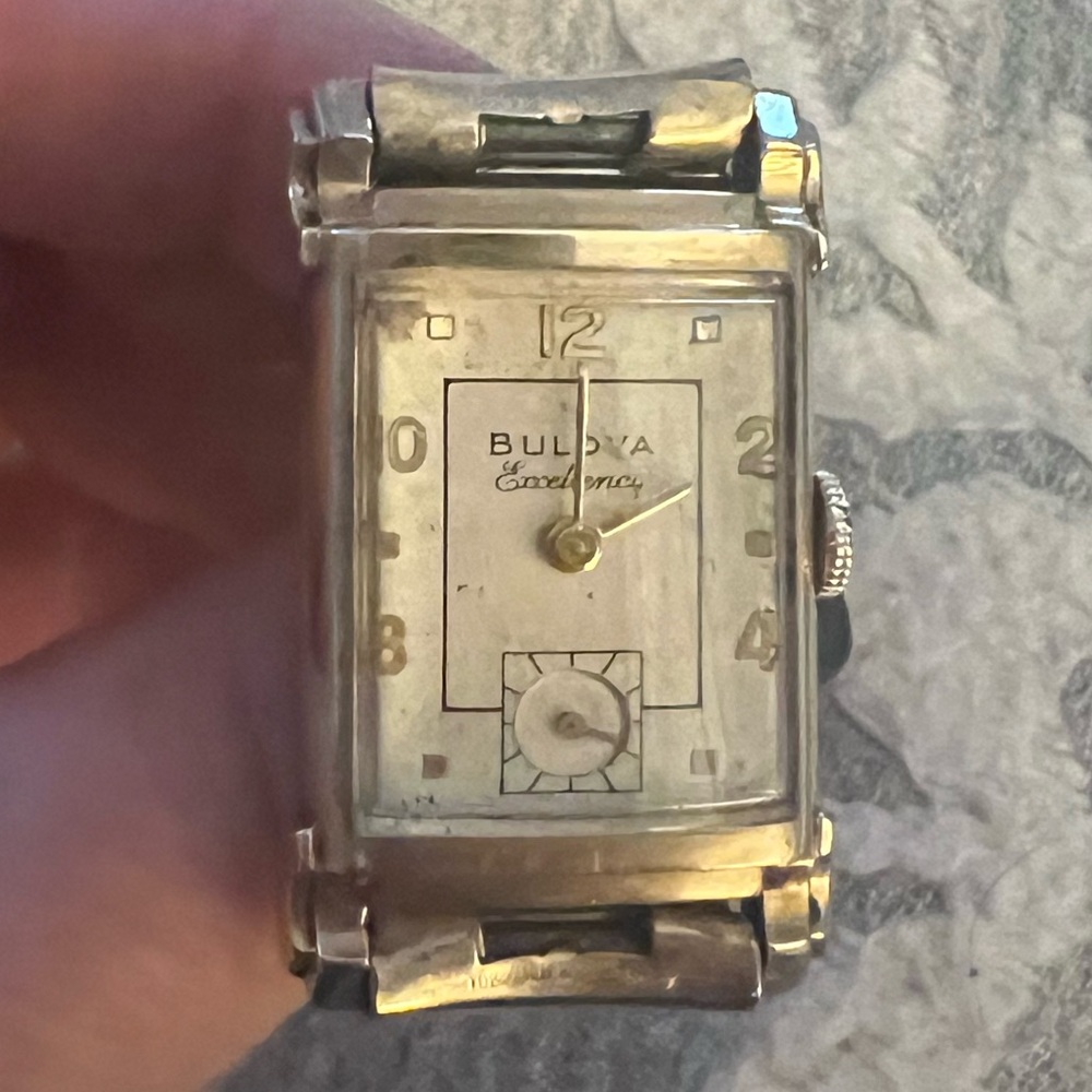 Vintage 10k gold Bulova watch